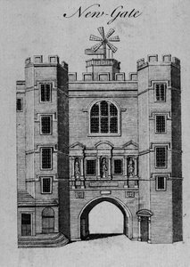 View of Newgate by English School
